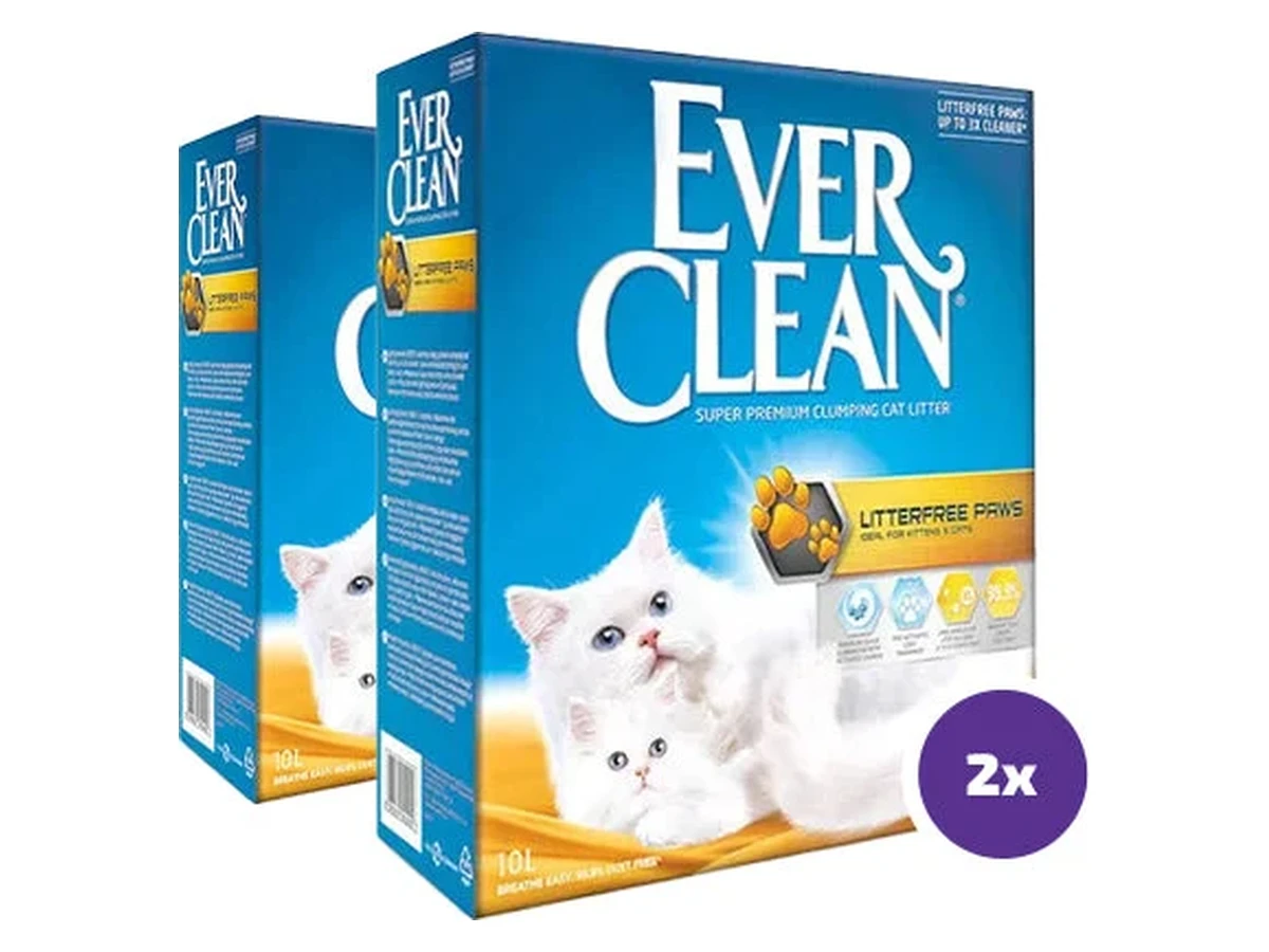 Ever Clean Litterfree Paws 2 × 10 l